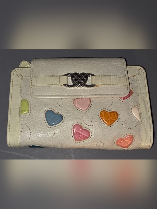 Brighton Fresca Colorful Hearts Purse & Wallet Set - Picture 5 of 6